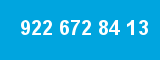 922 672 84 13 922 672 84 13